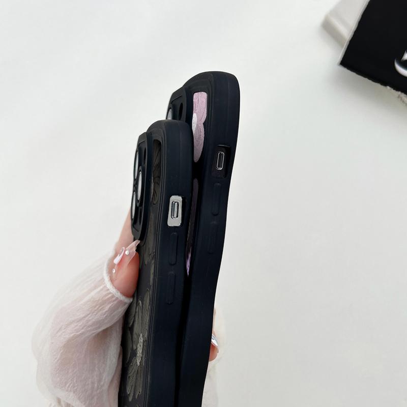 Мягкий чехол в форме цветочной волны для Samsung S23 Ultra A53 Redmi Note 12 Note 11 Pro Realme 11 C55 C53 IPhone Vivo Y35 Y02 Tecno Spark 10C, чехол из ТПУ