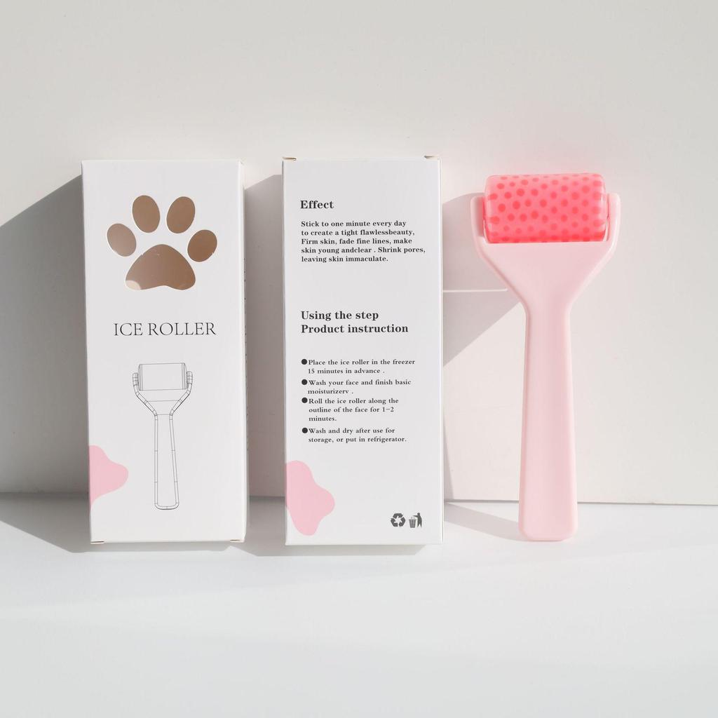 Полупрозрачный массажер-ролик для лица и кожи