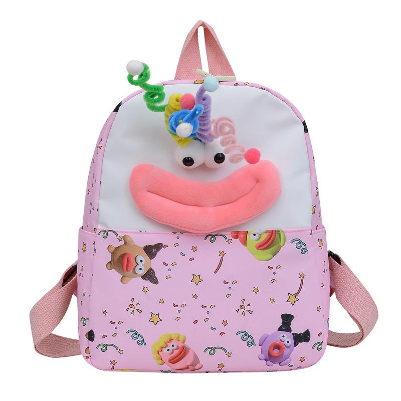Забавный детский рюкзак для мальчика, уродливая милая школьная сумка, мультяшный милый рюкзак Kawaii для женщин, мам и детей, сумки