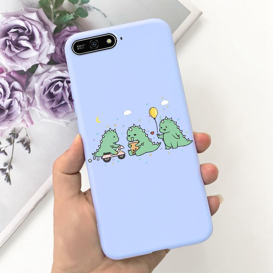 For Honor 7A Pro Case AUM-L29 Silicon Cover Cute Cartoon Soft TPU Phone Case For Huawei Honor 7A DUA-L22 Bumper on Honor7a Funda