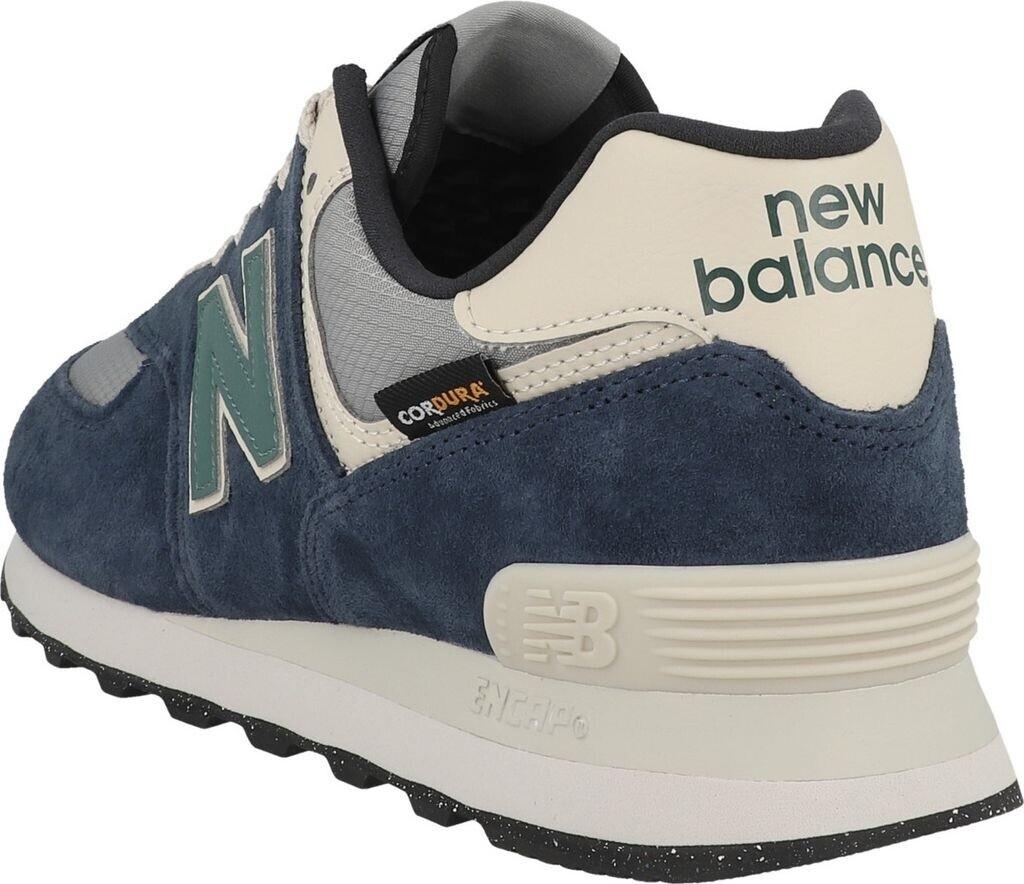 Кроссовки New Balance 574 nb navy с грифельным серым и еловым цветом