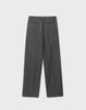 WORK ON BODY OFF Ordo Semi-Wide One-Pleat Slacks [Gray]