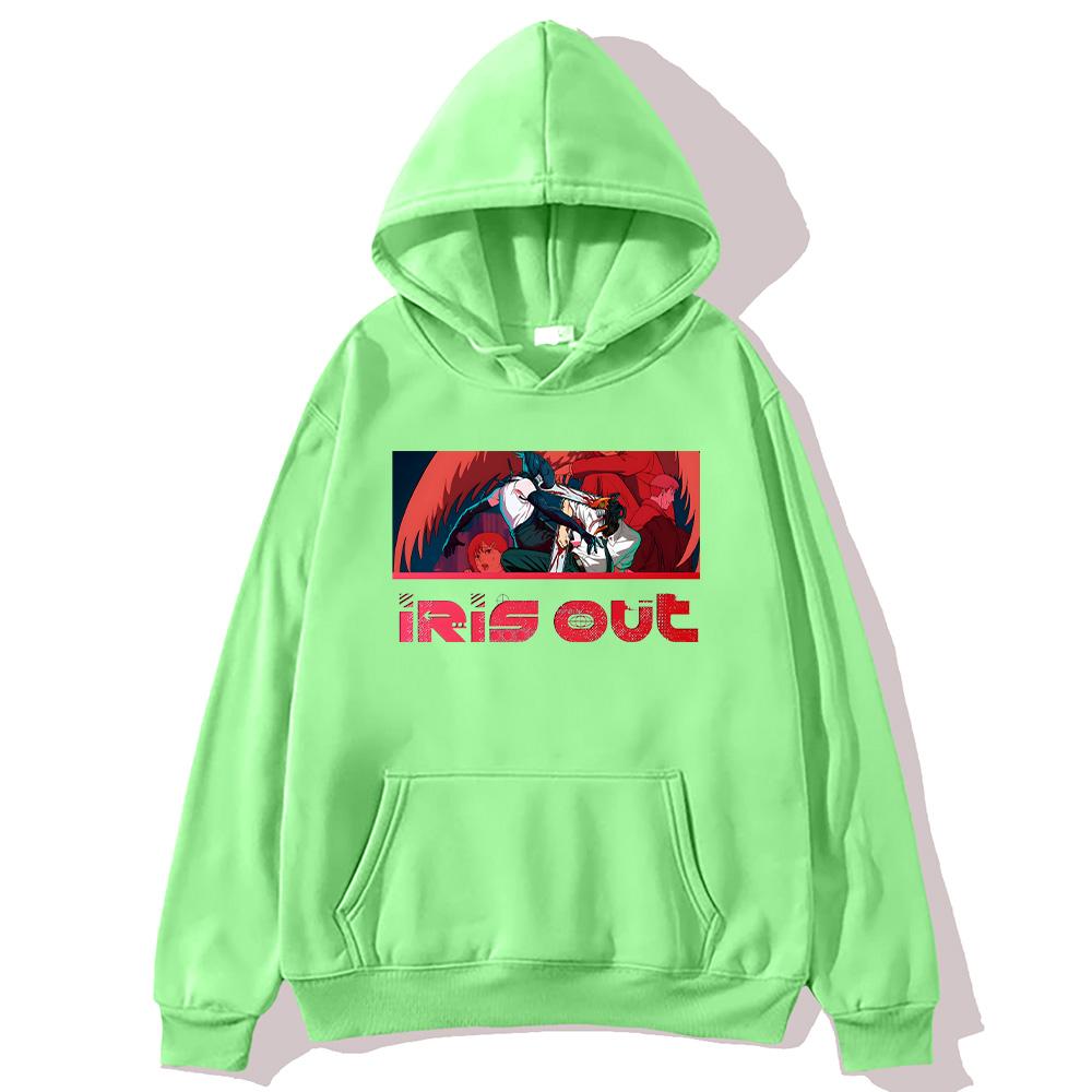 ХУДИ ИЗ ЯПОНСКОГО АНИМЕ IRIS OUT Yonezu Kenshi IRIS OUT Новые Графические Толстовки Женские Мужские Харадзюку Пуловер Y2K Худи с Длинным Рукавом