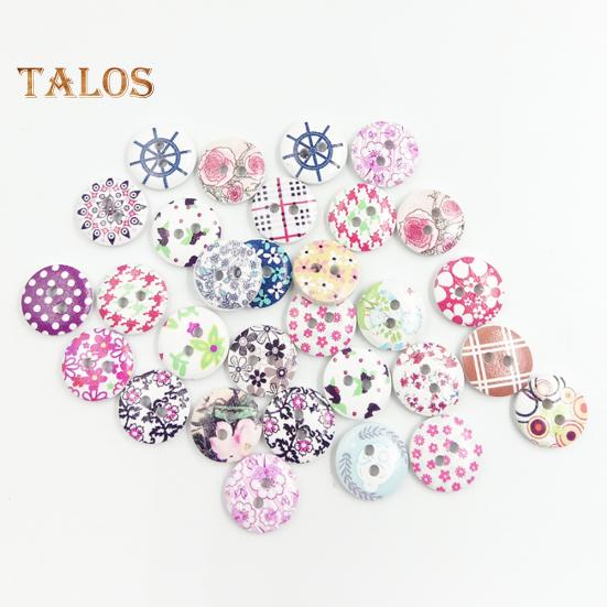 ИГРУШКИ И МАЛЫШИ 100 шт., маленькие цветы, дизайн, деревянные пуговицы, шитье, ремесленное искусство, украшение «сделай сам»