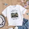 (Asian Size) Women Print Tee Adventure Trend Cute Style Top Fashion T Shirt Woman Female Clothing Short Sleeve Graphic T-shirts