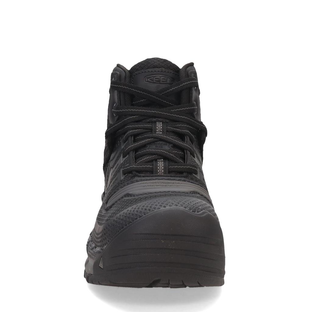 Защитные ботинки KANSAS CITY MID KBF WP Kansas City Mid KBF Водонепроницаемые МЕТАЛЛИЧЕСКИЕ см [Keen] Мужские ЧЕРНЫЕ/ОРУЖЕЙНЫЕ 25.0