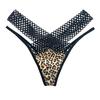 Women Sexy Low Waist Hollow Thong Postpartum Mesh Ultra Thin Underwear Seamless V-Shape G-String Panties