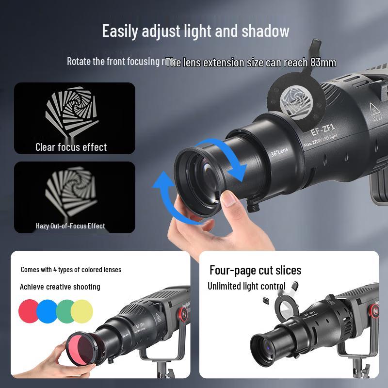 JINBEI EF-ZF2 Focusing Spotlight Condenser