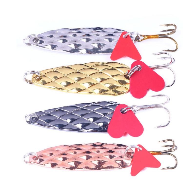 Metallic sequin lure with pineapple pattern4.5cm9g6Small hook specifically designed for catching smallmouth bass, suitable for b