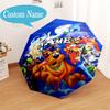 Custom Name Scooby dog Umbrella Folding Umbrella, Automatic Umbrella 8-Frame for Travel, Casual Lightweight Birthday Christmas gift