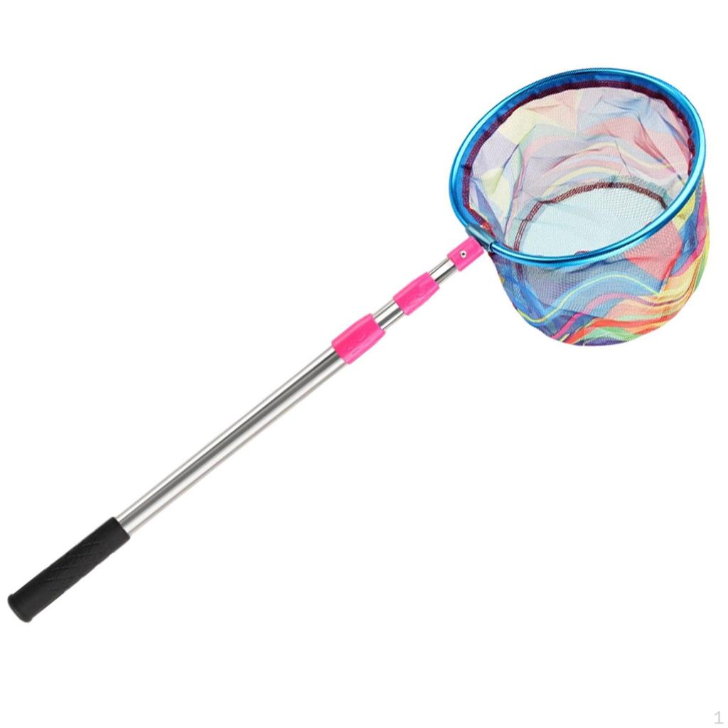 Children's Telescopic Fishing Net for Outdoor with Retractable Handle Collecting