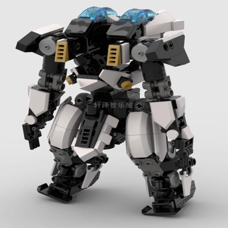 Нетоксичный Moc Серия Морская Биология Большой Белый Акула Мех Робот Альтернатива Специальная Броня Сборка Игрушка Строительные Блоки