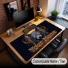 Wolf Theme Custom Mouse Pad Personalized With Name Text Customized Desk Mat For Office Home Decor
