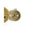 Vintage Brass Perpetual Calendar & Compass - Handmade Nautical Desk Gift