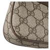 Gucci Ophidia Double G Золотая Фурнитура Коричневая Кожаная Отделка Мини-Сумка Женская Бежевая и Эбеновое Дерево