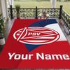 Custom Text Printed Rug PSV Eindhoven FC Non Slip Floor Carpet For Home Room Decor