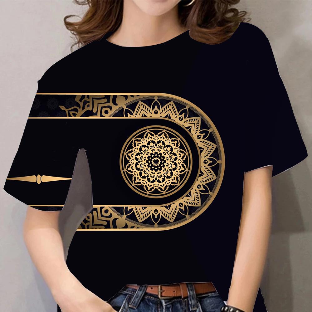 Летняя женская футболка с 3D принтом, модная женская рубашка больших размеров, футболка с коротким рукавом, топ