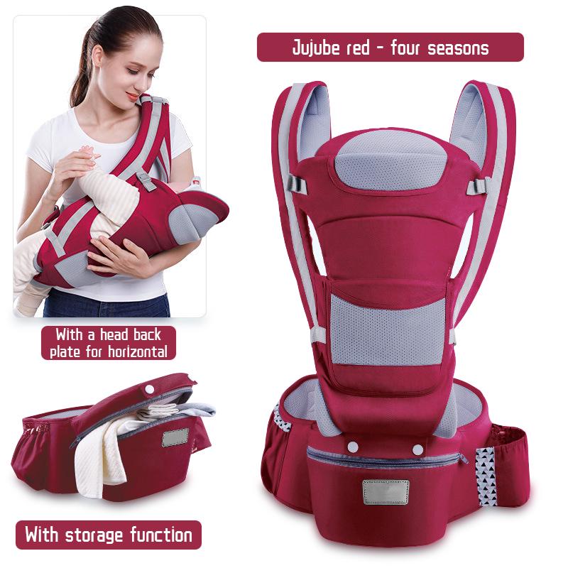 Рюкзак-кенгуру для новорожденных, безопасный, дышащий, эргономичный, регулируемый, слинг-рюкзак, PouchA