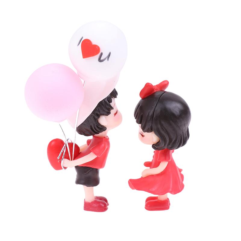 Аниме пары для украшения автомобиля модель милый поцелуй воздушный шар фигурка украшение салона автомобиля приборная панель аксессуары девушка подарок