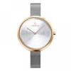  Официально импортированные оригинальные женские металлические часы Obaku V227lxgimc Dock BruShed Steel