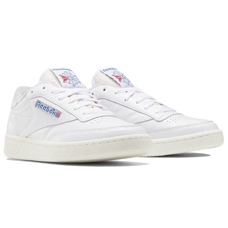 Reebok Унисекс Клаб С 85 Винтаж Лайфстайл Обувь Белый Мел Векторный Синий GX4467