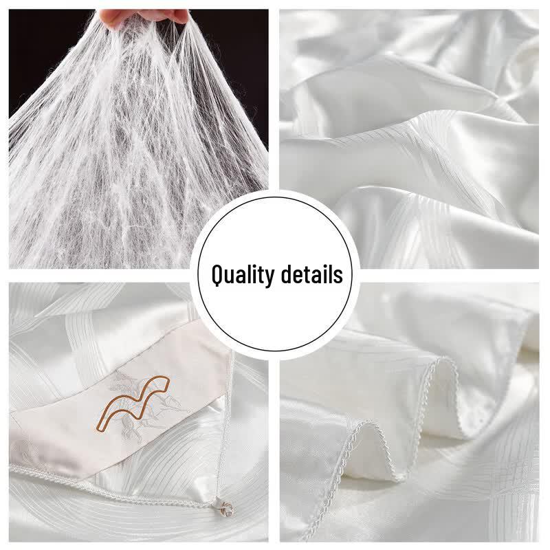 Mercury Home Textiles Моющийся шелковый стеганый одеяло из тусса