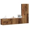 VidaXL Wall-mounted TV Furniture 3 Pcs Old Wood Engineered Wood, TV Bench, Hifi Cabinet, Entertainment Center, TV Buffet, 3328961