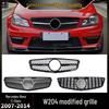Mercedes-Benz C-класса W204 (2007-14) Передний бампер ромбовидная решетка стиль AMG