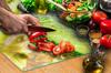 Glass protective plate for the stove 70x52 Fruit