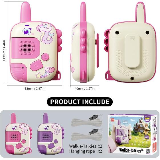 Good productWalkie Talkies Toys for Girls:Unicorn Toys 2 Pack Birthday Gifts for 3 4 5-7 8 Year Old Girls Toy for 4 5 6 7 8-10 Year Old Camping