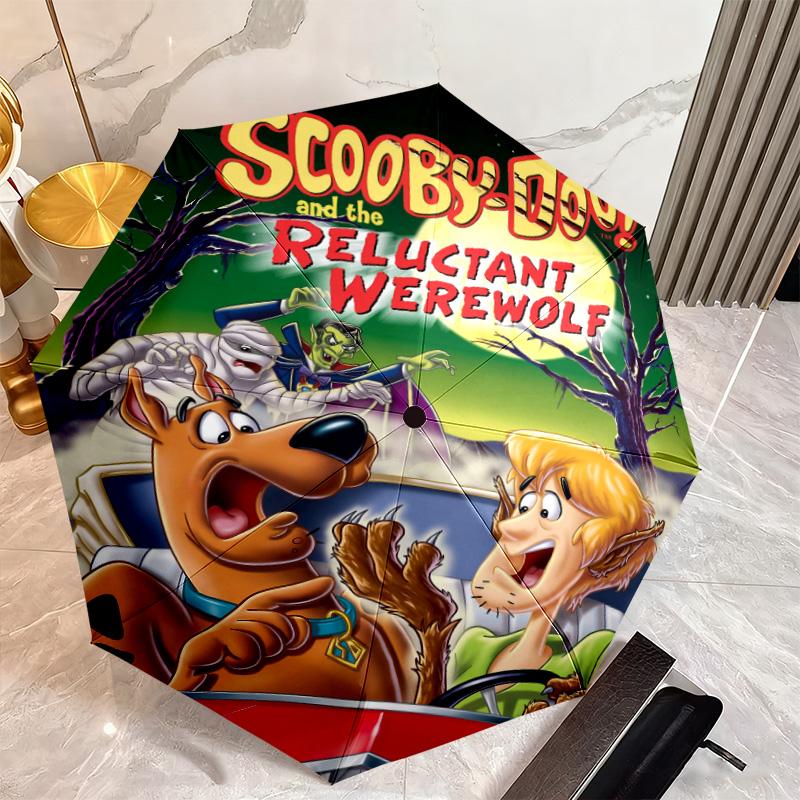 Halloween fantasy comedy adventure cartoon movie Scooby-Doo umbrella is suitable for all seasons, including home travel and outdoor activities Y6
