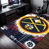 Denver Basketball Team Rug Office Carpet Non-Slip Mat, Chair Rug Floor Covering for Gaming, Bedroom, Living Room , Home Decor Christmas Gift