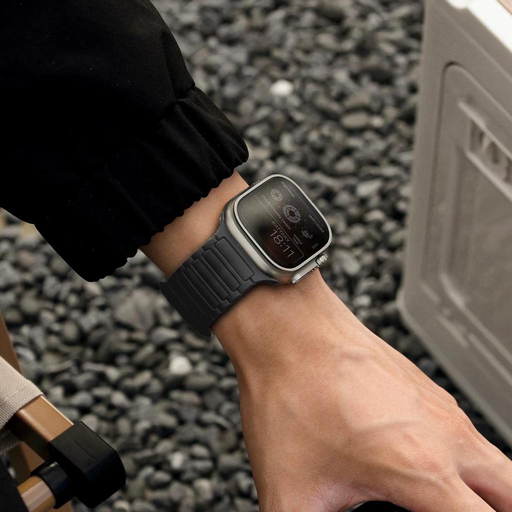 Магнитный сменный ремешок Lamshaw для W-218H, Силиконовый магнитный сменный ремешок, Очень простая регулировка длины, Мягкий, Легкий, Стильный ремешок для