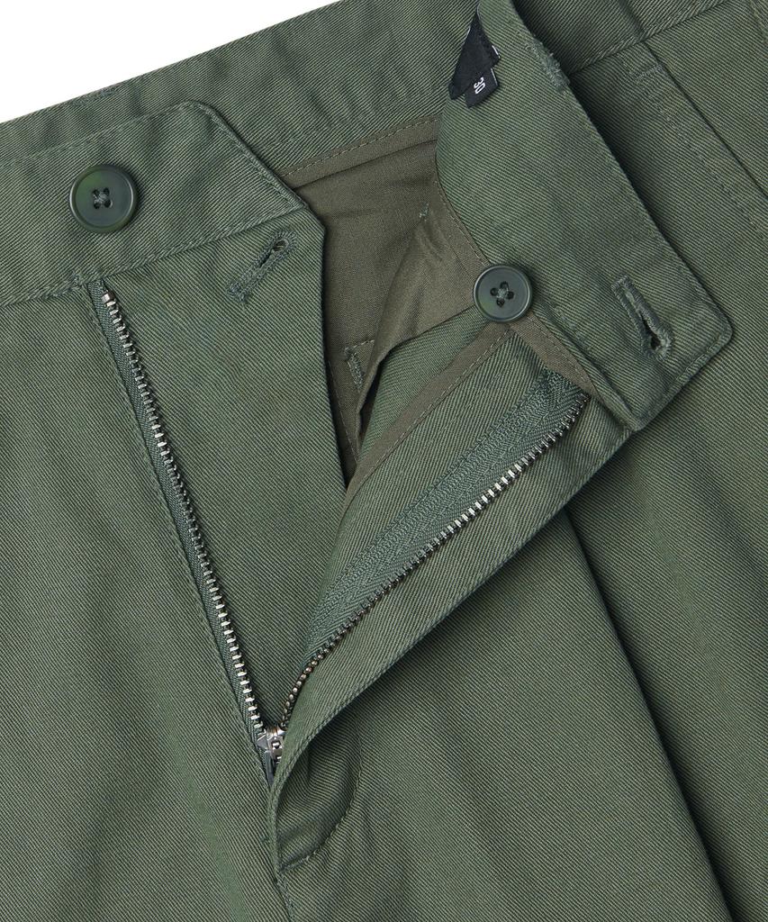 MUSINSA STANDARD One-Pleat Regular Fit Chino Pants [Sage Green]