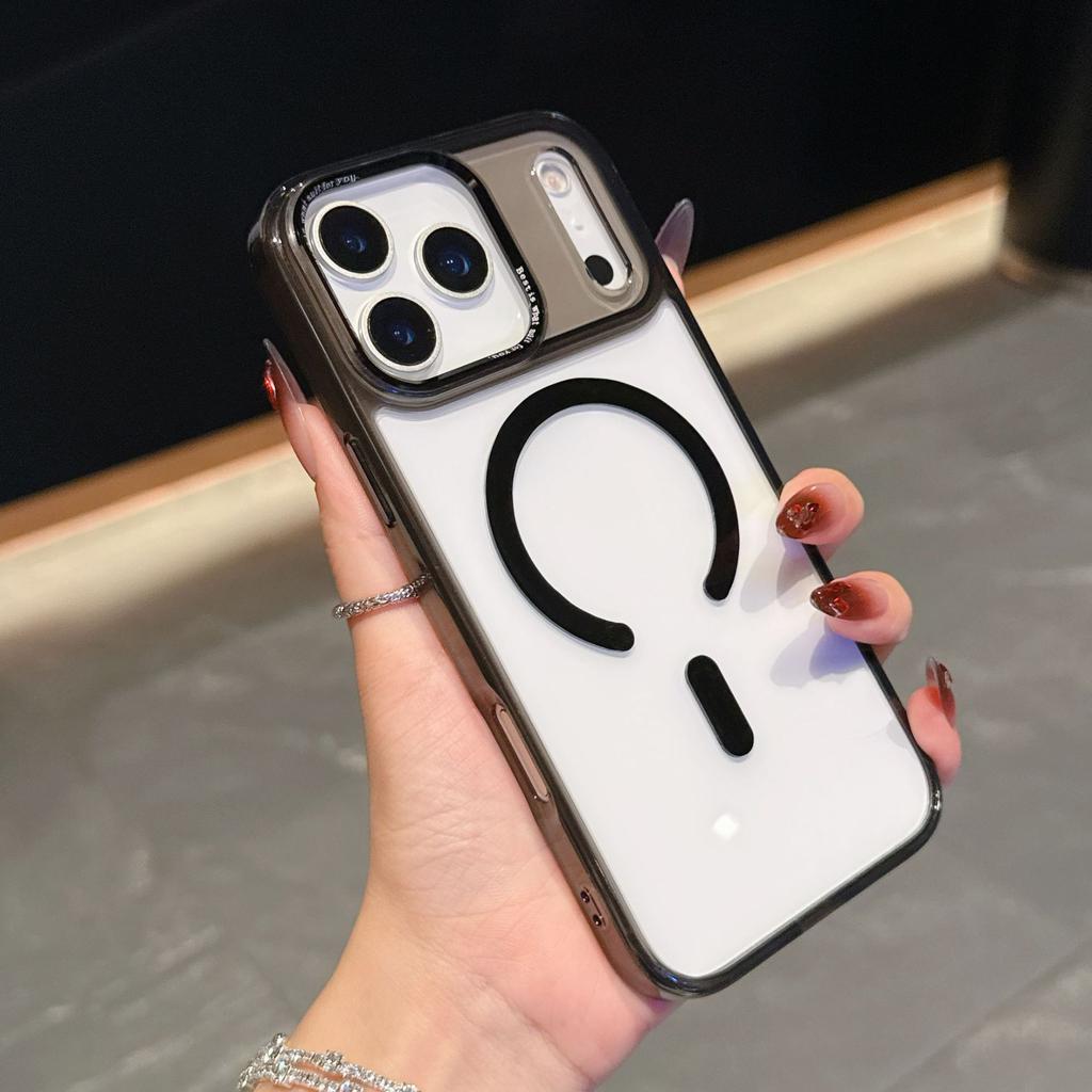 Прозрачный магнитный чехол для телефона iPhone17Air Apple 17ProMax Полная защита чехол для телефона