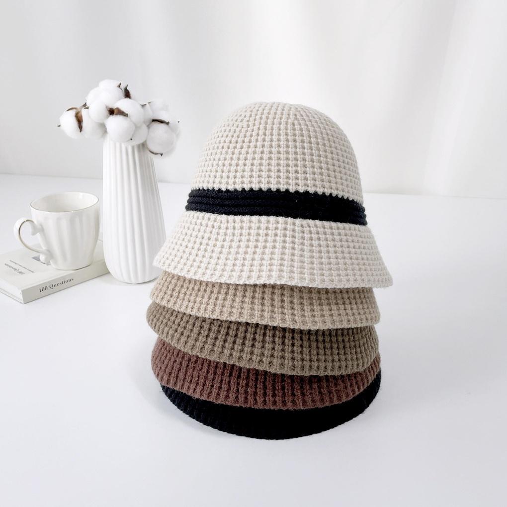 Women's and Men's Daily Waffle Color Block Bucket Hat