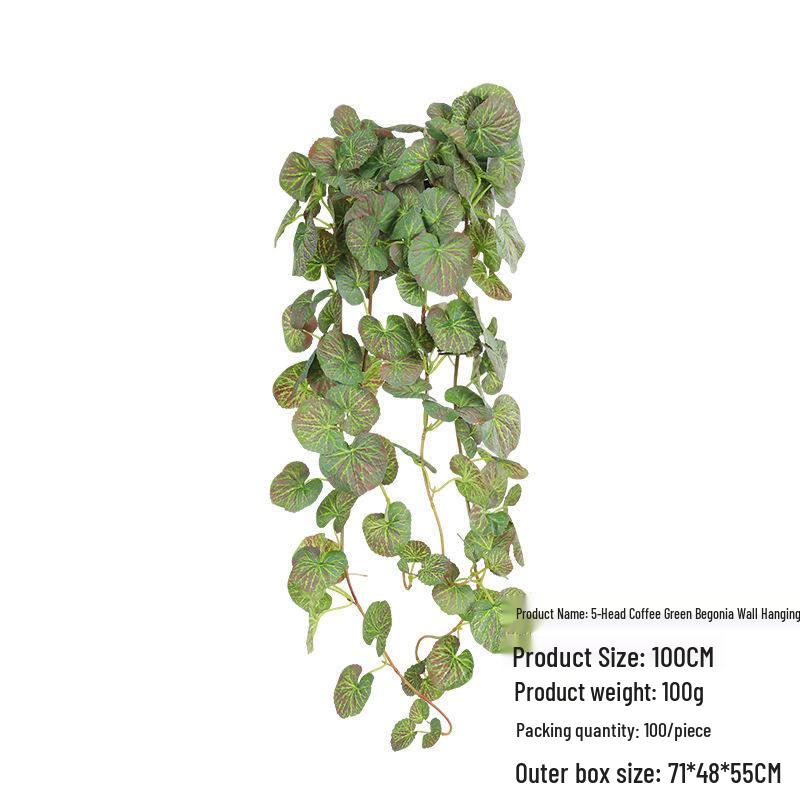Artificial Green Fern Plant Vines for Indoor/Outdoor Wall Decoration