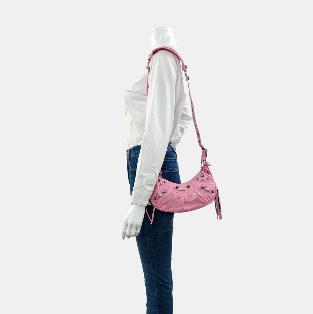 [Pre-Owned] Balenciaga Le Cagole Shoulder Bag XS 'Met Pink' - Very Good #GQ6C0K