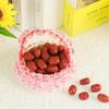 Beautiful Hand Made Flower Storage Basket Wicker Flower Basket  For Plant Home Wedding