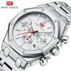 Business Mens Watches Luxury Date Display Fashion Quartz Watch for Men Stainless Steel Strap