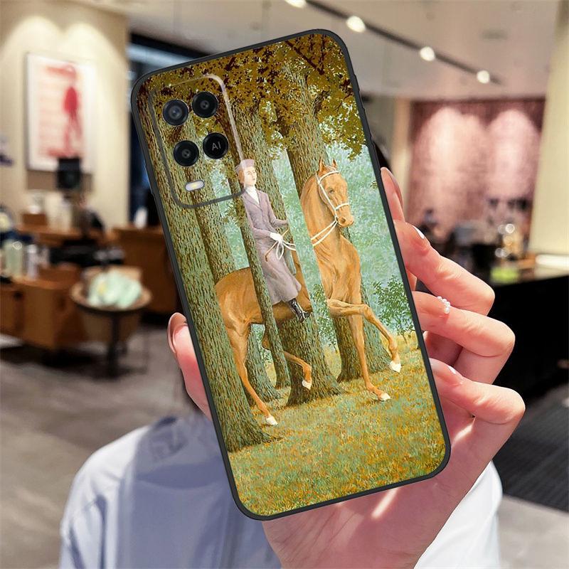 Чехол Rene Magritte для Oppo A78 A98 A79 A18 A38 A58 A40 A60 A80 A16 A76 A96 A15 A74 A94 A54 A17 A77