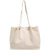 2024 Autumn Women's Trendy PU Large Capacity Chain Tote & Shoulder Bag for Daily Commutes