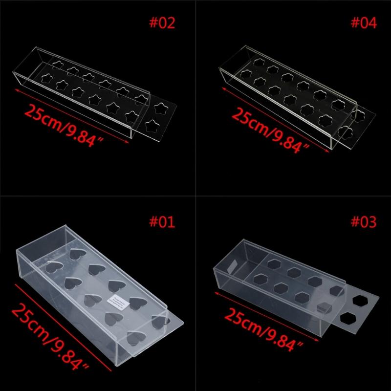 Прямоугольная прозрачная акриловая ваза для цветов, декоративная длинная прямоугольная цветочная центральная часть для вечеринки