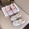 New Autumn Versatile Casual Fashion Bow Girls Soft-soled Leather Shoes