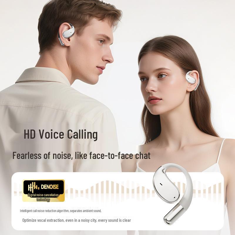 New Wireless Noise-Cancelling Bluetooth Earphones with Panoramic Sound for Running and Sports