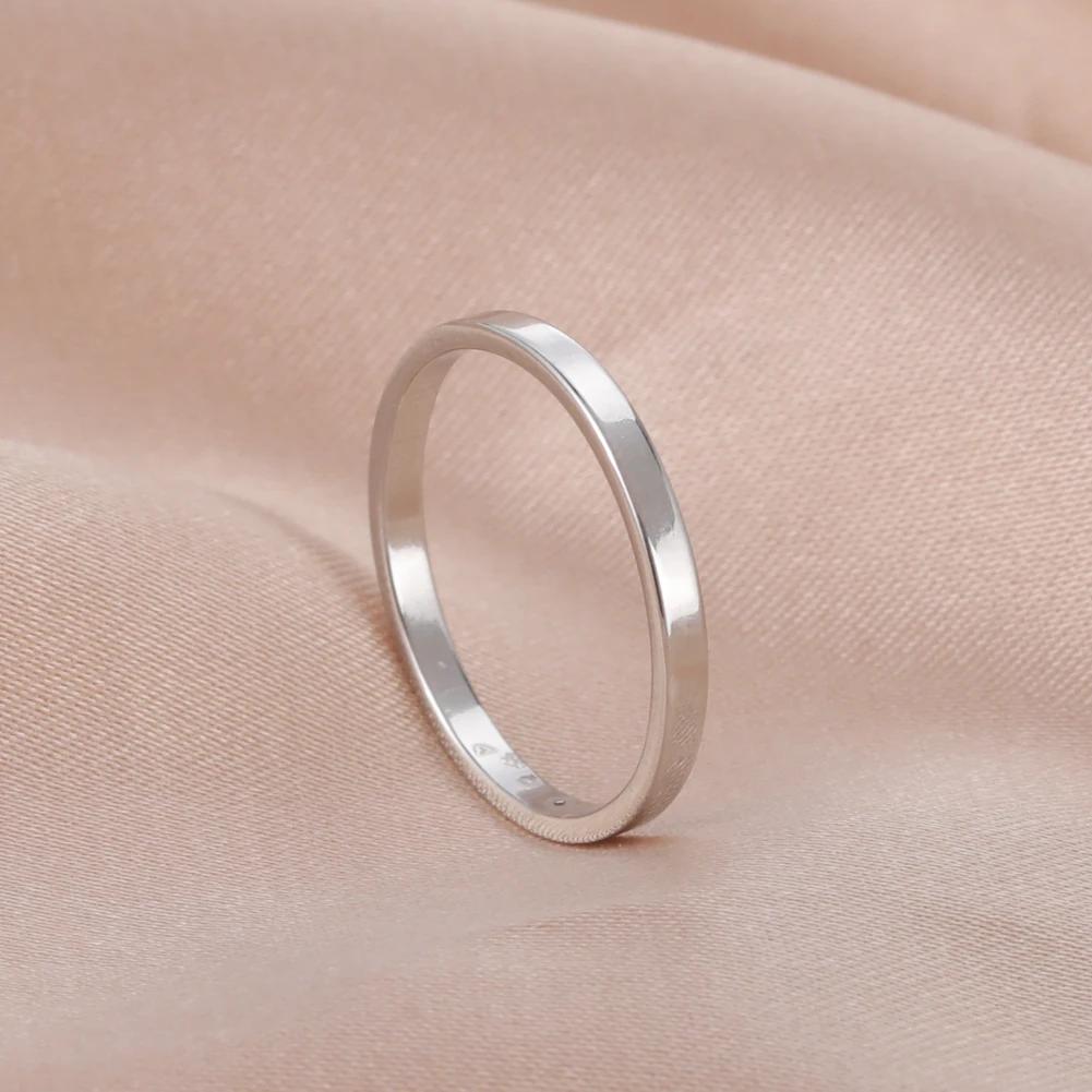 Skyrim Stainless Steel Women's Ring Simple Heart Butterfly Moon Phase Geometric Finger Rings Wedding Gift for Lover Wholesale