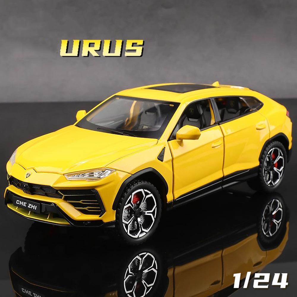 1:24 Lamborghini URUS Sian FKP37 Сплав Спортивные Автомобили Игрушки Модели Литые Модели Внедорожники Звук Свет Миниатюрная Модель Автомобиля Подарки для Детей