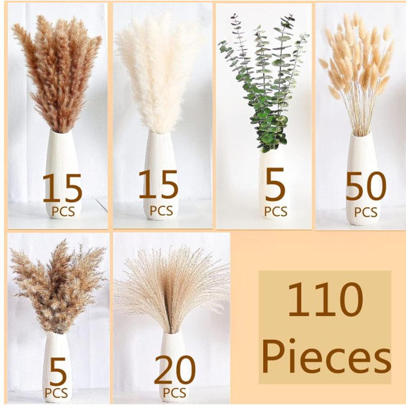 Source Yunnan Dried Flower Bouquet Combination, Real Flower Pampas Grass Home Decoration Reed Rabbit Tail Grass Dried Flowers