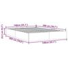VidaXL Cadre de lit ottoman sans matelas gris clair 140x200 cm tissu, cadre de lit, cadre de lit rembourré, cadre de lit 3310882