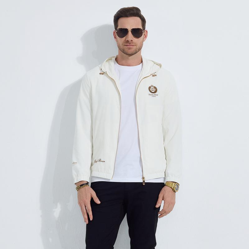 Three Proof Fabric Men's Spring 2025 Embroidered Jacket